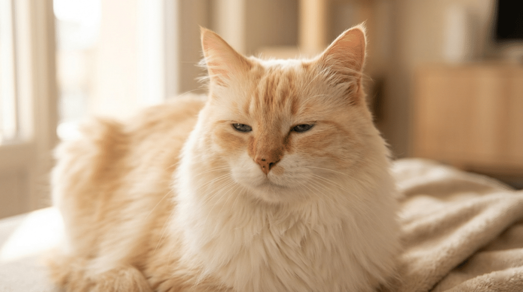 Dexter fait un slow blink – langage corporel du chat, signal d'apaisement félin