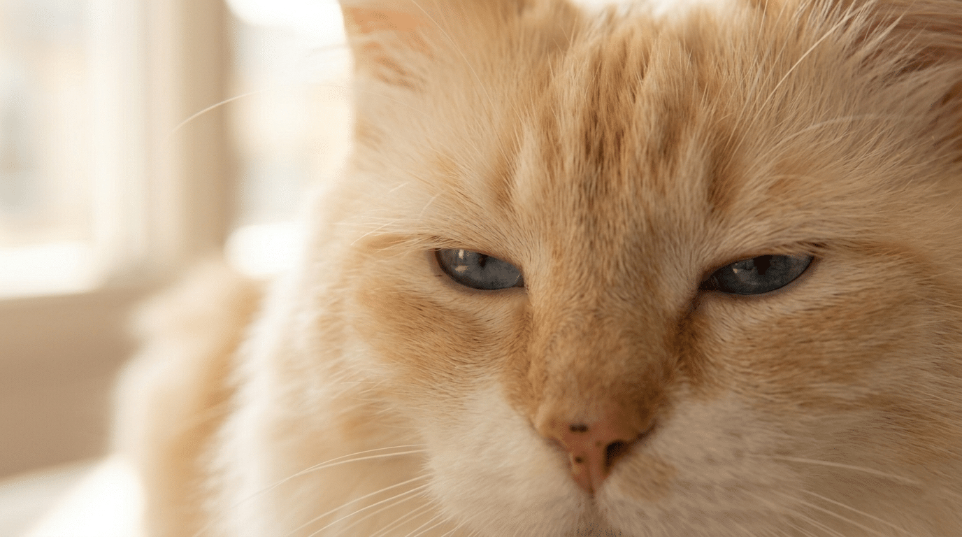 Dexter - slow blink, signal d'apaisement entre chat et humain