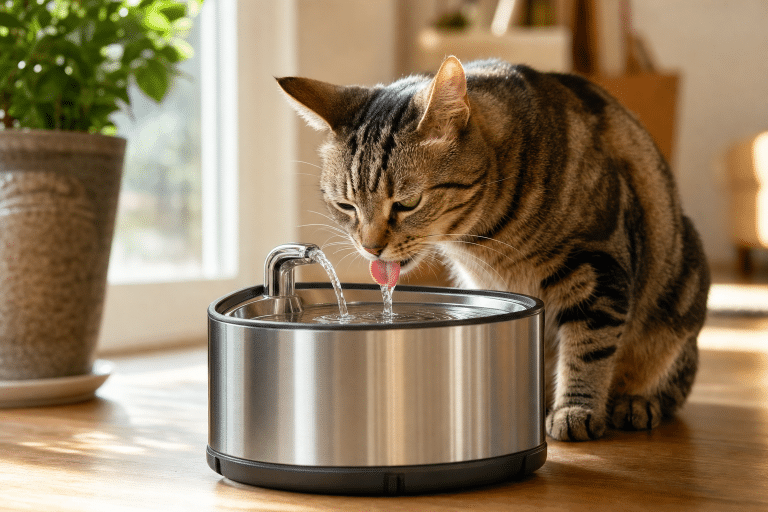 Fontaine à eau pour chat : 7 critères essentiels